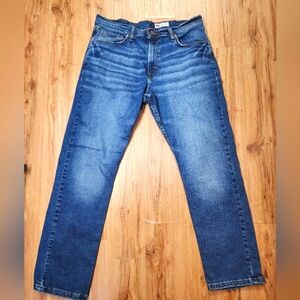 Wrangler Men’s Athletic Fit Jeans 34×30 Blue Denim Straight Leg